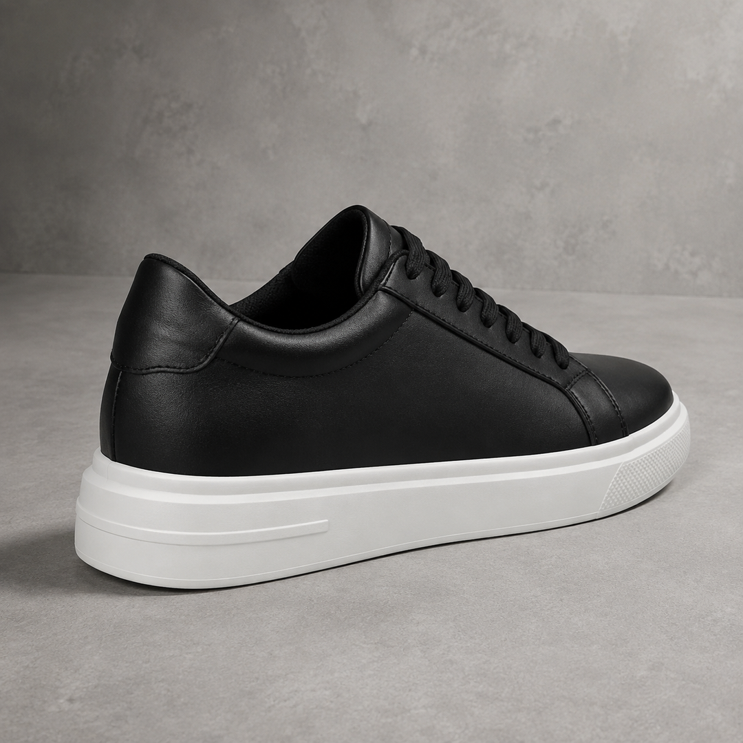Sneaker Minimalista Negro +8cm