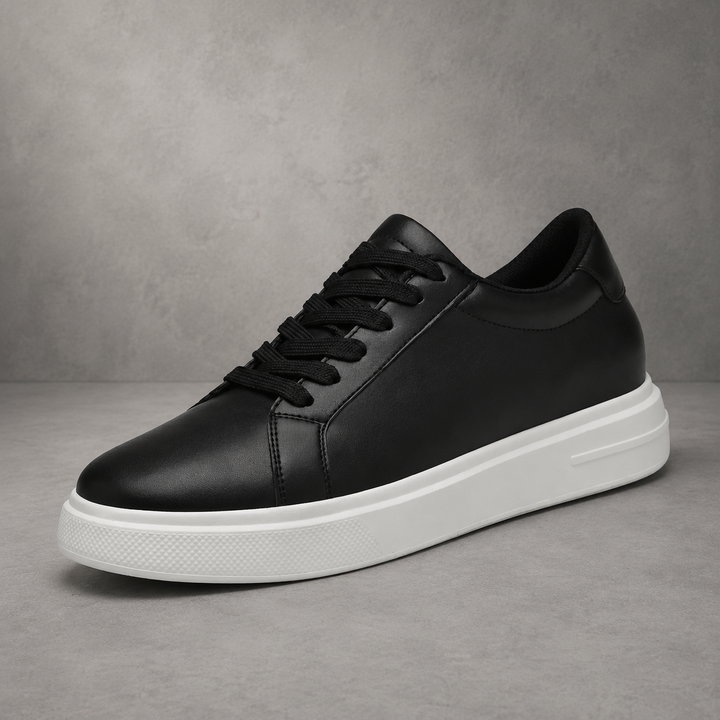Sneaker Minimalista Negro +8cm