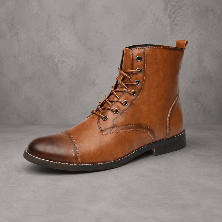 Bota Chelsea Marrón +8cm