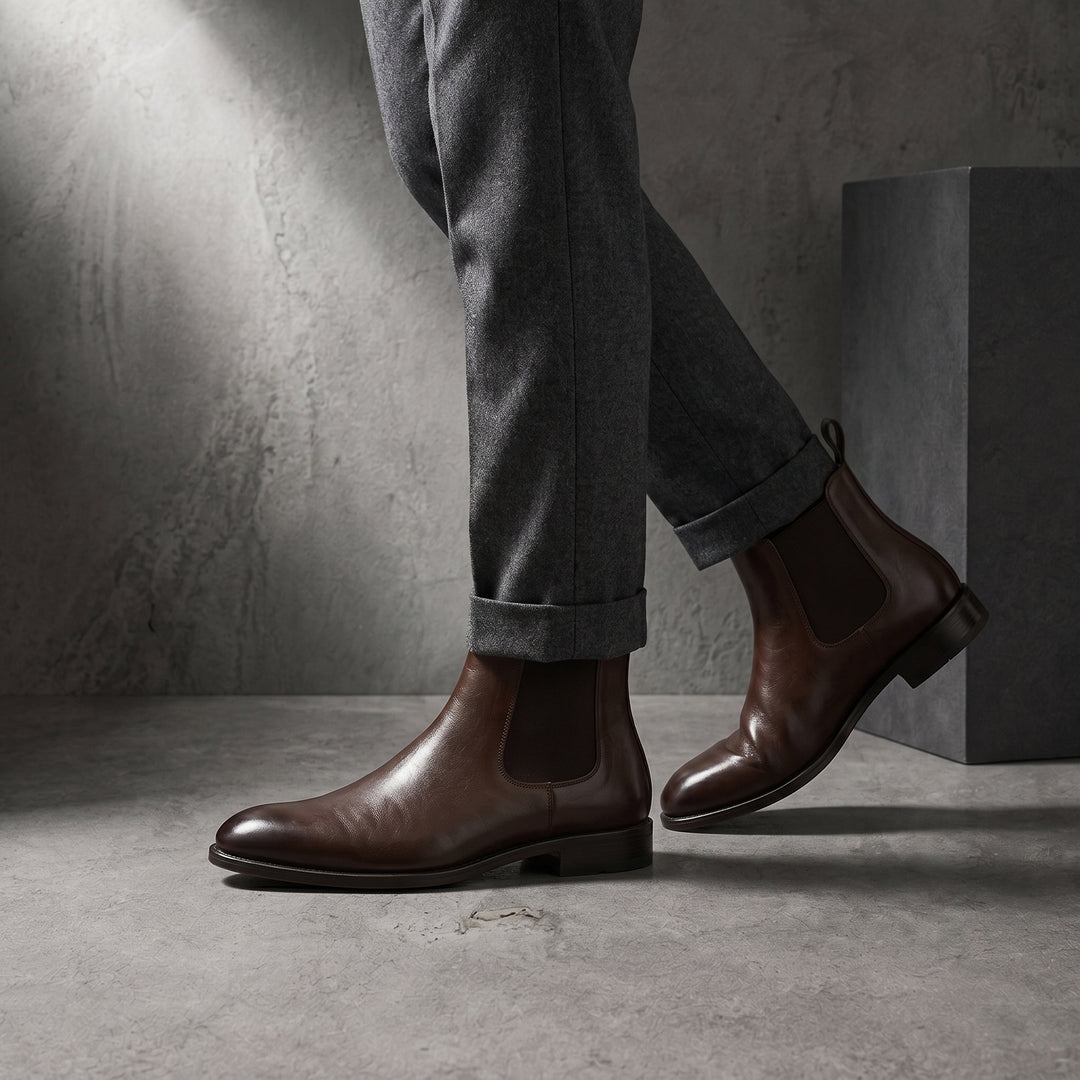Chelsea Boot Marrón +8cm