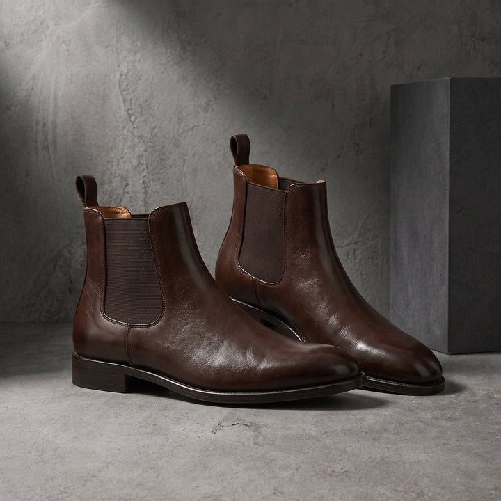 Chelsea Boot Marrón +8cm