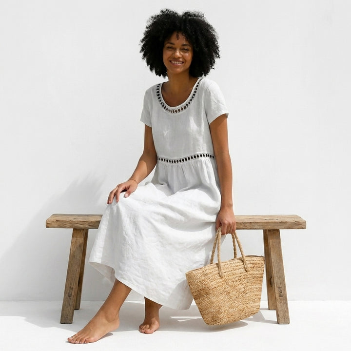 Livia | Vestido bordado