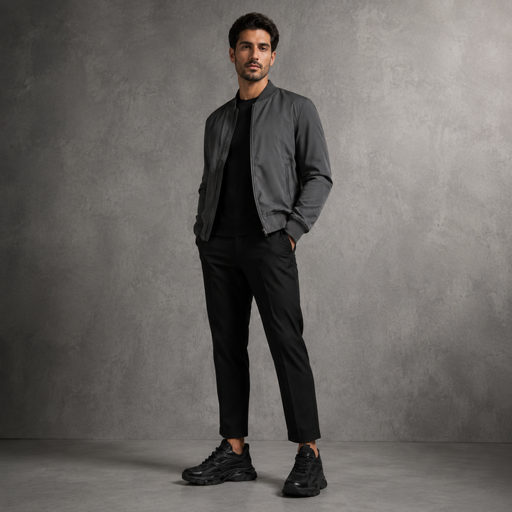 Sneaker Runner Negro +10cm
