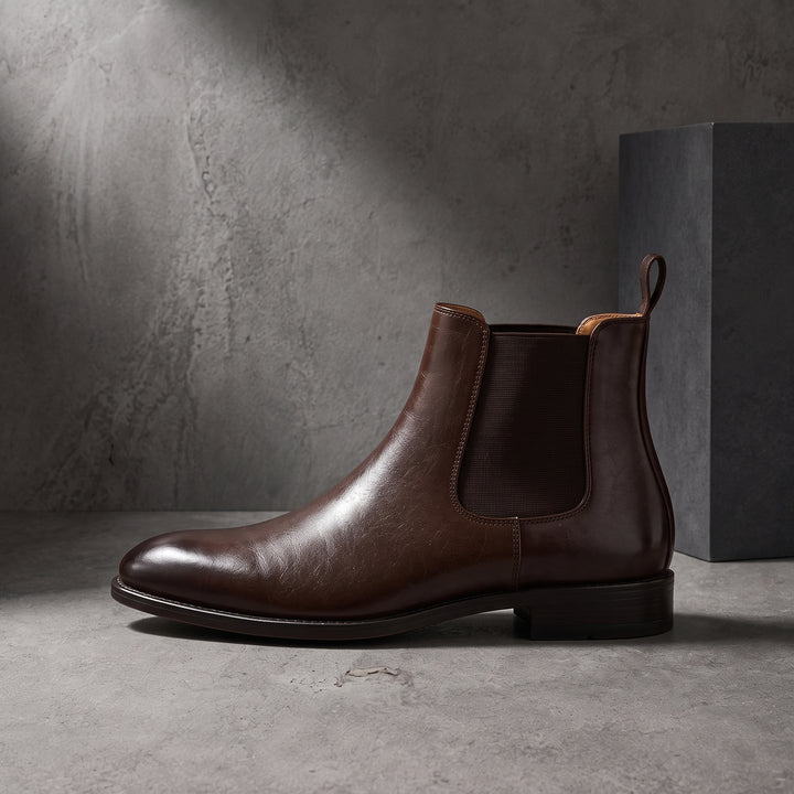 Chelsea Boot Marrón +8cm