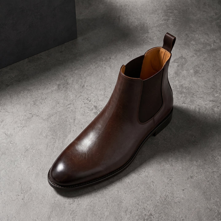Chelsea Boot Marrón +8cm