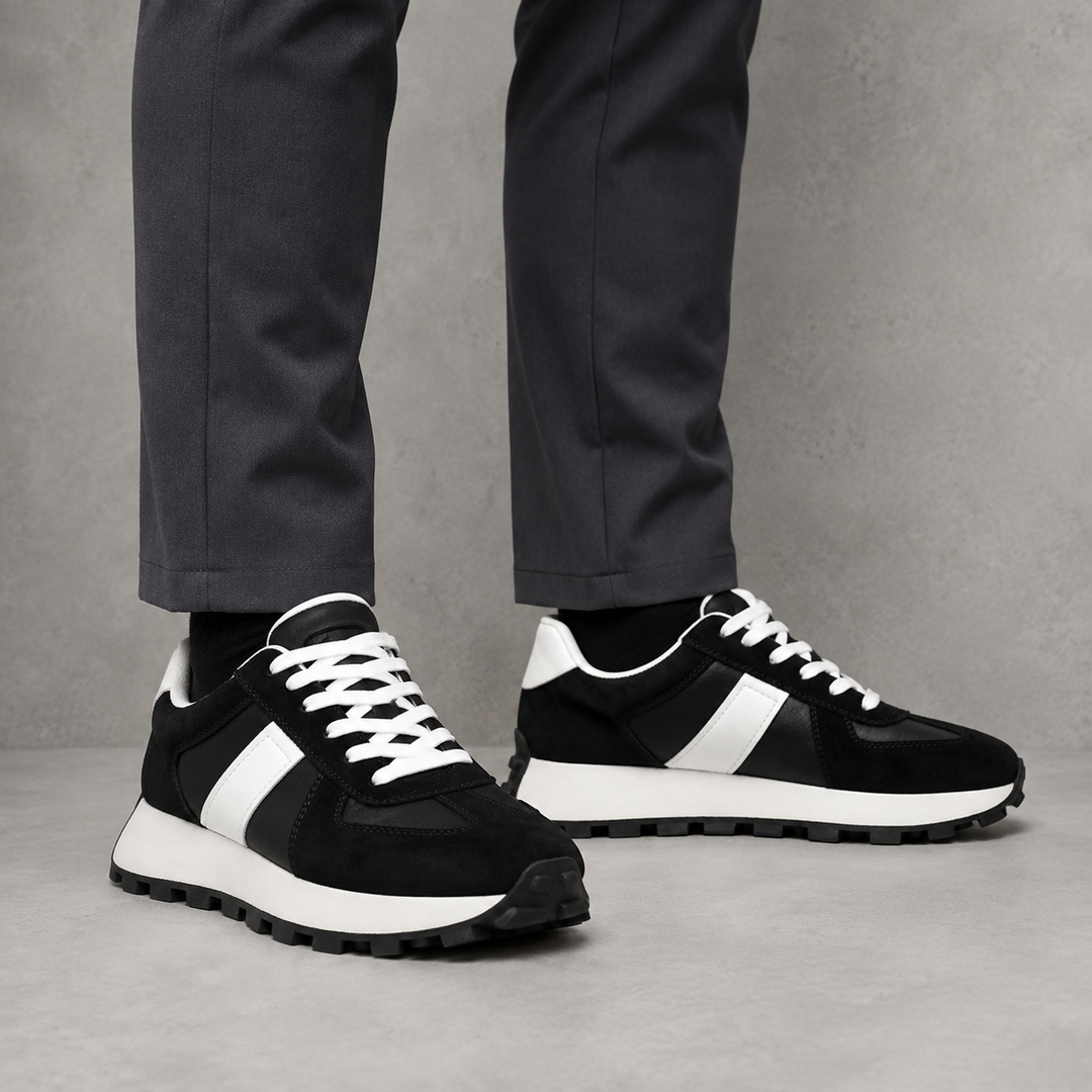 Sneaker Urbano Negro +6/8cm